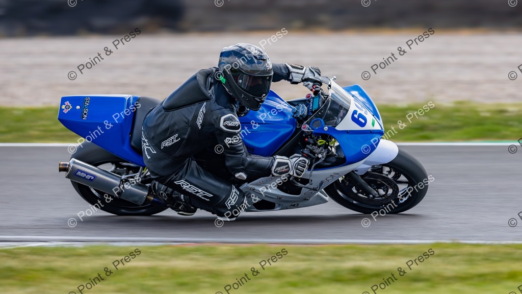 Blue Yamaha Race Bike